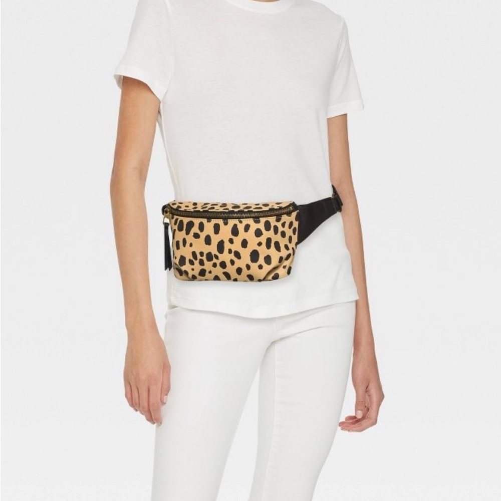 NWT Leopard Belt Bag